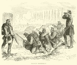 Tiradores prusianos, febrero 1871 de English School