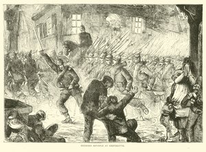 Avance prusiano en Gravelotte, agosto 1870 de English School