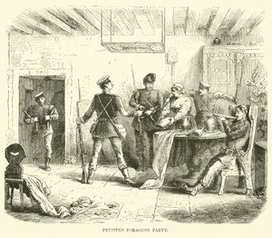 Partida de forrajeo prusiana, marzo 1871 de English School
