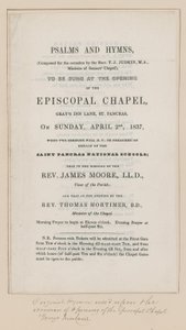 Salmos e Himnos para ser cantados en la Capilla Episcopal de English School