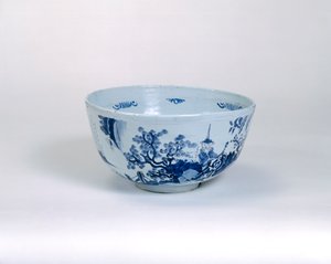 Cuenco de ponche, posiblemente hecho en Brislington, c.1675-1700 de English School