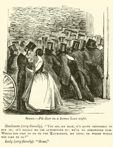 Caricatura de Punch: Jenny Lind