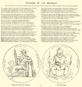 Caricatura de Punch: Imágenes de la República y su reverso, Socialismo, Comunismo y Ateísmo de English School