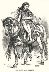 Caricatura de Punch: La Nueva Lady Godiva
