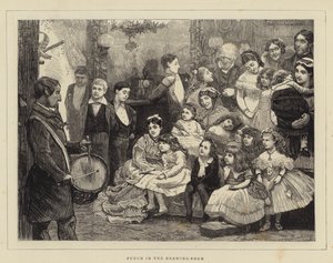 Punch en el salón (grabado) de English School