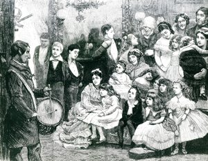 Punch en la sala de dibujo de English School