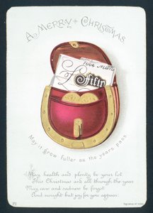 Monedero lleno de Dinero, Tarjeta de Navidad de English School