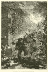 Persecución de los insurgentes en las catacumbas, mayo 1871 de English School