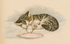 Pussy Cat (cromolito) de English School