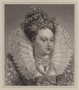 Reina Isabel I (grabado) de English School