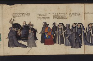 Procesión Fúnebre de la Reina Isabel I de English School