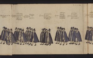 Procesión fúnebre de la Reina Isabel I de English School