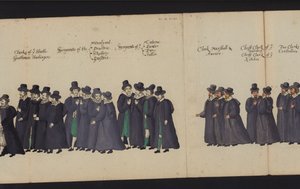 Procesión fúnebre de la Reina Isabel I