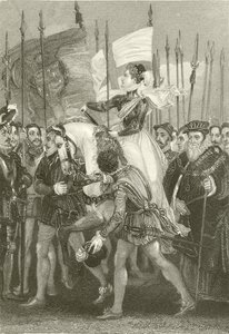 Reina Isabel en el Fuerte de Tilbury de English School