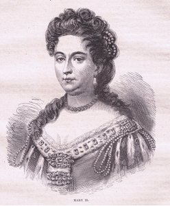 Reina María II de Inglaterra (litografía)