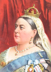 Reina Victoria - Tarjeta de felicitación de English School