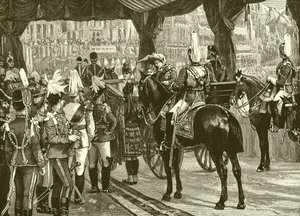 Reina Victoria, Jubileo, Abadía de Westminster, carruaje, caballos de English School