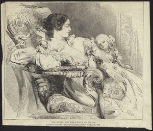Reina Victoria y el Príncipe de Gales de English School