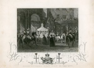 Primera visita de la Reina Victoria a la Ciudad de Londres, 9 de noviembre de 1837