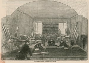 Sala ferroviaria, oficina de la Junta de Comercio de English School