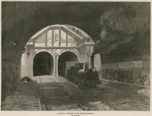 Ferrocarril a través del túnel del Támesis