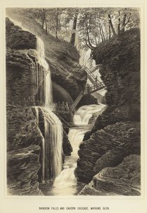Cascadas del Arco Iris y Cascada de la Caverna, Watkins Glen de English School
