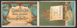 Serie de tarjetas de Navidad y Año Nuevo de Raphael Tuck & Sons Royal Academy