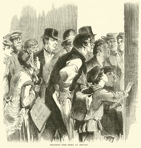 Leyendo las noticias en Berlín, noviembre 1870