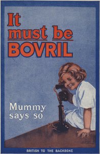 Contraportada del libro y diario de guerra Bovril Handy