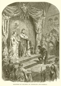 Recepción de Colón por Fernando e Isabel de English School
