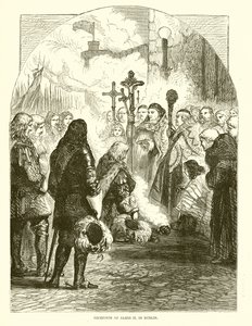 Recepción de Jacobo II en Dublín de English School