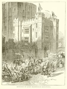Recepción de la Reina Isabel en Kenilworth de English School