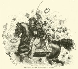 Recepción de los conquistadores en Berlín, abril 1871 de English School