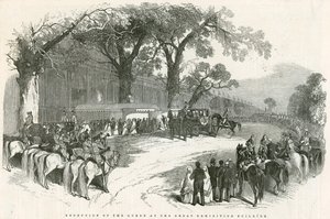 Recepción de la Reina en el Edificio de la Gran Exposición, Gran Exposición, 1851 de English School