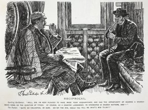 Recíproco, ilustración de Punch de English School