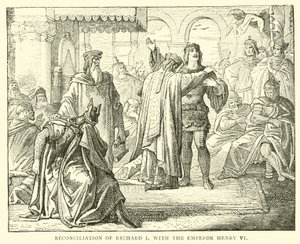Reconciliación de Ricardo I con el Emperador Enrique VI