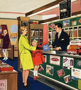 Asistente de tienda de discos de English School