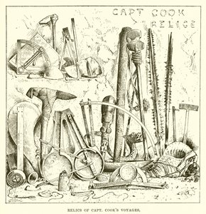 Reliquias de los viajes del Capitán Cook