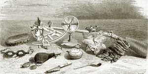 Reliquias de la expedición de Franklin de English School