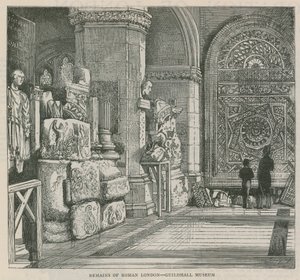 Restos de la Roma Antigua - Museo Guildhall de English School