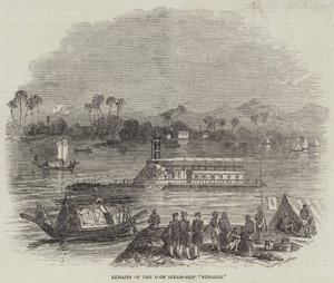 Restos del Barco de Vapor de Hierro "Benares"