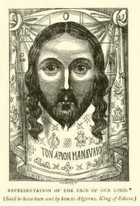 Representación del rostro de Nuestro Señor de English School