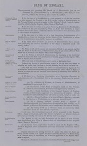Requisitos para probar la muerte de un accionista de English School