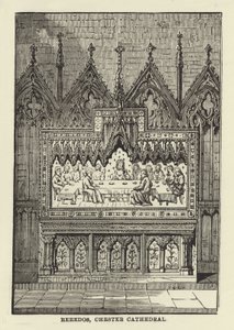 Retablo, Catedral de Chester de English School