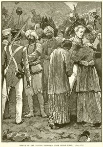 Rescate de los prisioneros británicos de Akbar Khan de English School