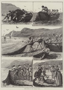 Pesca de reta en la costa de Córcega de English School