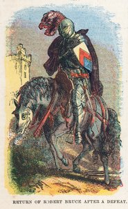 Regreso de Robert Bruce después de una derrota de English School