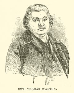 Reverendo Thomas Warton de English School