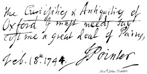 Revd John Pointer