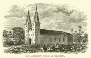 Iglesia del Reverendo S Marsden en Paramatta